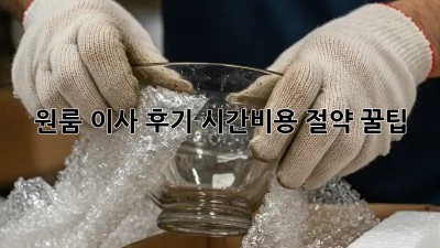 원룸 이사 후기: 시간&비용 절약 꿀팁!